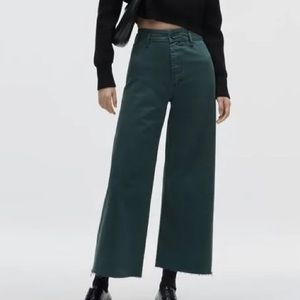Dark Green Marine Zara Jeans